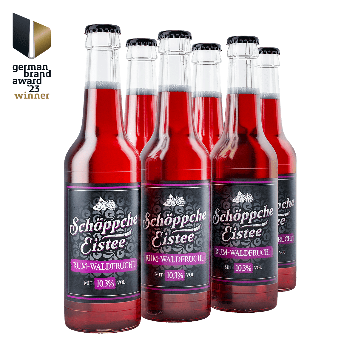 Six-Pack Waldfrucht | Getränke | Shop | Schöppche Eistee